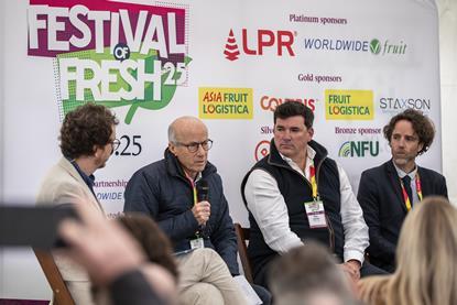 G’s chairman John Shropshire (second left) at Festival of Fresh 2025
