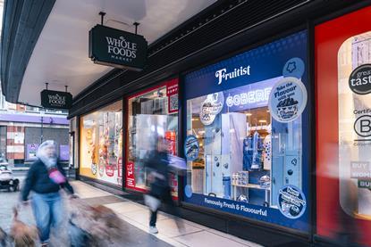 Whole Foods has given Fruitist a prominent window display