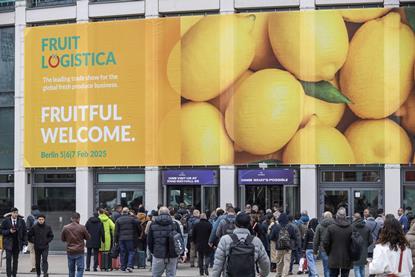 Fruit Logistica 2025 entrance banner