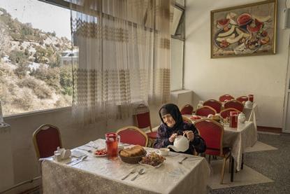Overall winner: A Woman Eats in the Canteen of the Soviet-era Sanatorium, Jo Kearney