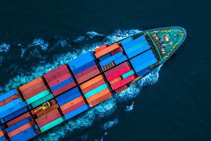 Container ship shipping line logistics supply chain generic