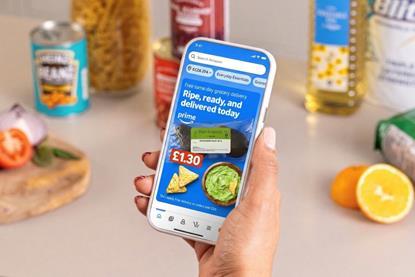 Amazon online ordering smartphone