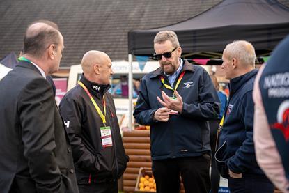 Nationwide Produce boss Tim O'Malley (centre) hosted Festival of Fresh in Evesham