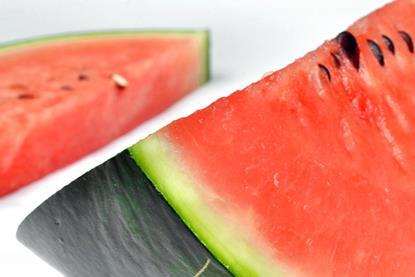 Aufgeschnittene Wassermelone