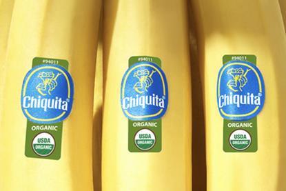 Chiquita organic bananas
