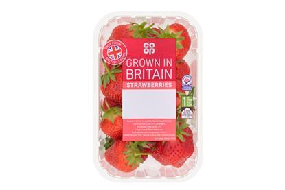 Co-op British strawberries