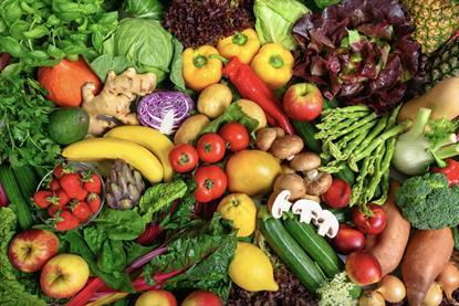 Mixed fruit and vegetables