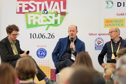 Guy and John Shropshire (middle and right) were interviewed by FPJ's Michael Barker at Festival of Fresh