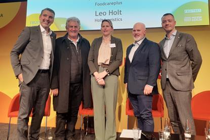 Fruit Logistica 2025 Logistics Hub Global Coalition of Fresh Produce Ron Lemaire Deon Joubert Tineke Van de Voorde Leo Holt Steve Alaerts