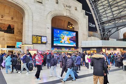 Europe Media promo campaign Syracuse lemons Milan Central Station