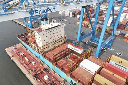 SCSA citrus unloaded Philadelphia Maersk Nele