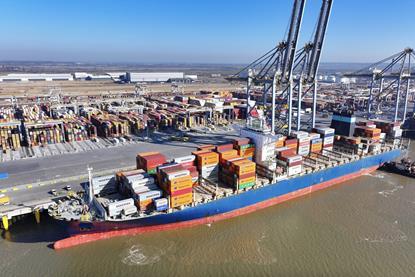 Maersk Stadelhorn at DP World London Gateway Gemini Cooperation
