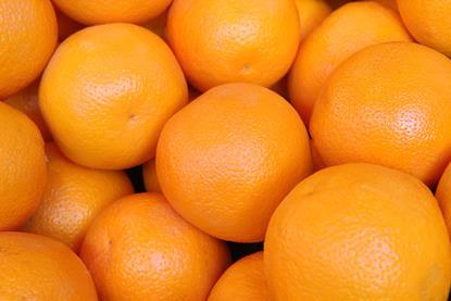 Oranges clustered together closeup Adobe