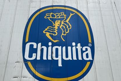 Chiquita logo on container