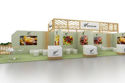 The New Zealand pavilion at Asia Fruit Logistica