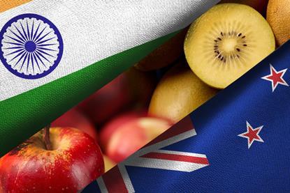 India NZ apples pears