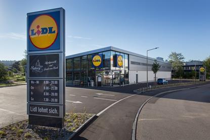 Lidl-Filiale in der Schweiz