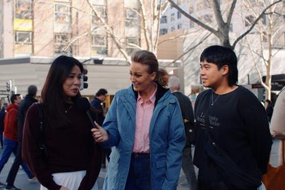 Jane Bunn interviews public Ask A Farmer campaign
