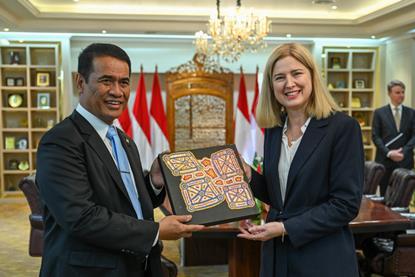 Indonesian Minister of Agriculture Andi Amran Sulaiman Australian Minister for Agriculture Fisheries and Forestry Julie Collins