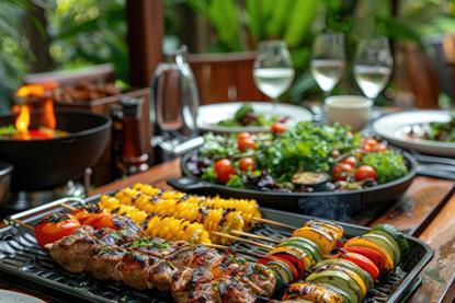 The heatwave delivered a sales boost for barbecue food