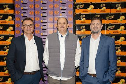 Legacy Packing Paul Slupecki (Tomra), Scott Owens (AC Foods), Brett Jackson (AC Foods Aus)