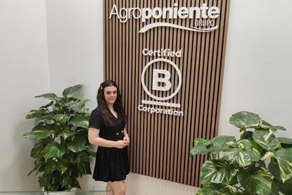 Andrea Alonso, head of sustainbility and marketing at Agroponiente