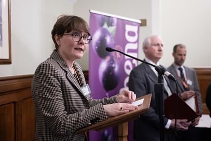 SBF GB&I COO Elise Seibold hosts blackcurrant growers in the House of Commons