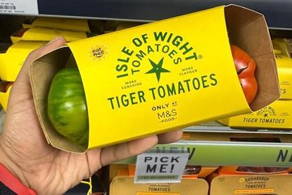 M&S has a new co-branded range with Isle of Wight Tomatoes