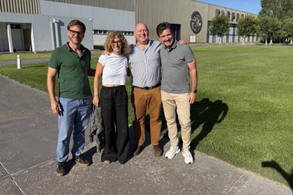 GPG Argentina strawberries Pablo Kleppe, Lucila Kleppe, Rupert Hargreaves GPG and Laureano Delarmelina Vivero Altus