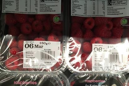 Morocco raspberries Sainsburys
