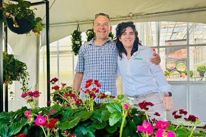 Hans Liekens y Paula Crespo
