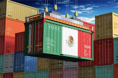Mexico trade container Adobe Stock