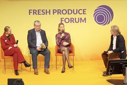 Fruit Logisgica 2025 Fresh Produce Forum Bauke van Lenteren Luc Vanoirbeek Maria Wieloch Chris White