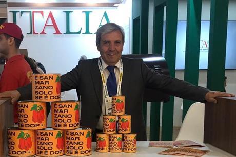 Tommaso Romano, Präsident des Konsortiums "Pomodoro San Marzano dell'Agro Sarnese-Nocerino DOP"