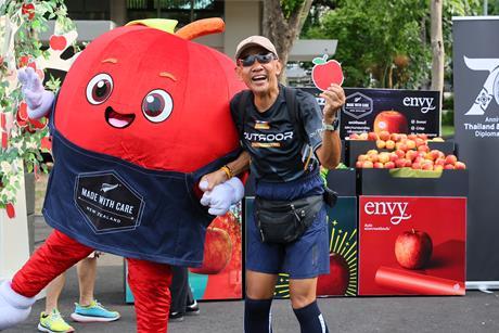 New Zealand Trade Enterprise NZTE Made with Care 2026 launch Thailand apples mascot