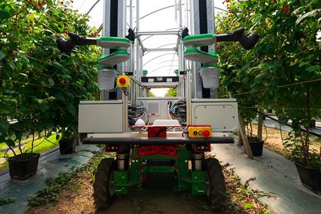 Fieldworker 1, operating on the Burro base at Place UK in Norfolk