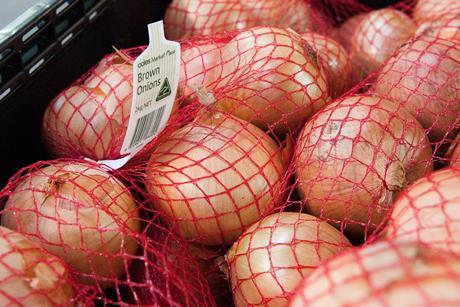 Coles bagged brown onions