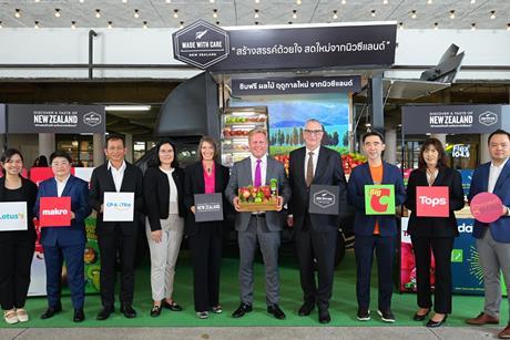 Thai retailers join the 'Made with Care’ fruit truck campaign launch