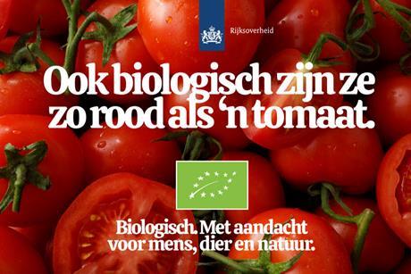 Kampagne für Bio-Lebenmsittel für Verbraucher