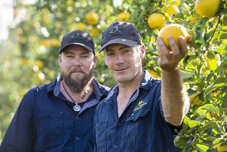 l-r Shane and Paul Priest from Priest Bros Orchards CREDIT Zoe Phillips