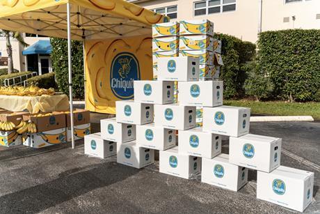 Chiquita boxes Fresh Communities Tour USA