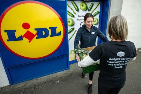 Lidl is focusing on cutting food waste