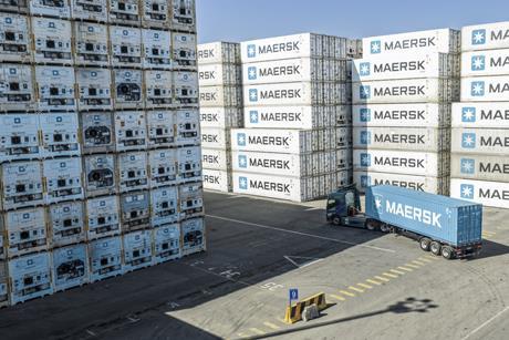Maersk containers and reefers