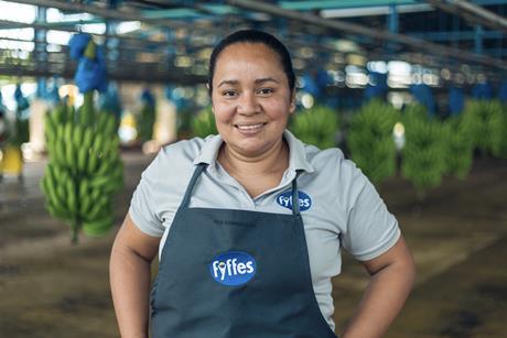 Fyffes female employee banana packhouse