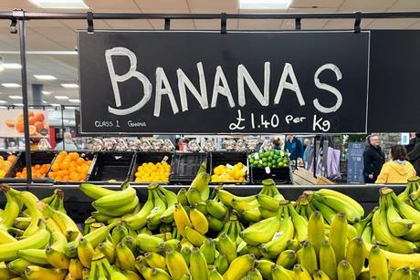 Bananas supermarket UK