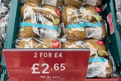 Zespri kiwifruit Marks and Spencer