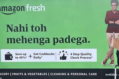 Amazon India Amazon Fresh billboard