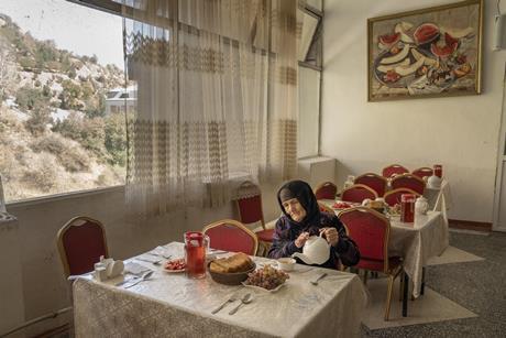 Overall winner: A Woman Eats in the Canteen of the Soviet-era Sanatorium, Jo Kearney
