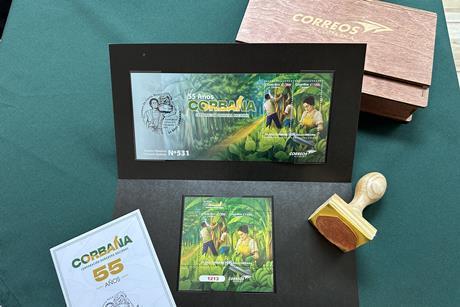 Corbana stamps