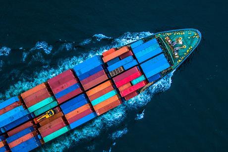 Container ship shipping line logistics supply chain generic